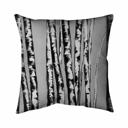 BEGIN HOME DECOR 20 x 20 in. Birches Intersecting-Double Sided Print Indoor Pillow 5541-2020-LA51-2